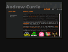 Tablet Screenshot of andrewcurrieart.com